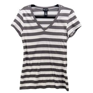 Y2K Vintage Top Gray‎ White XL